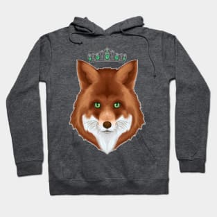 crowned fox Hoodie